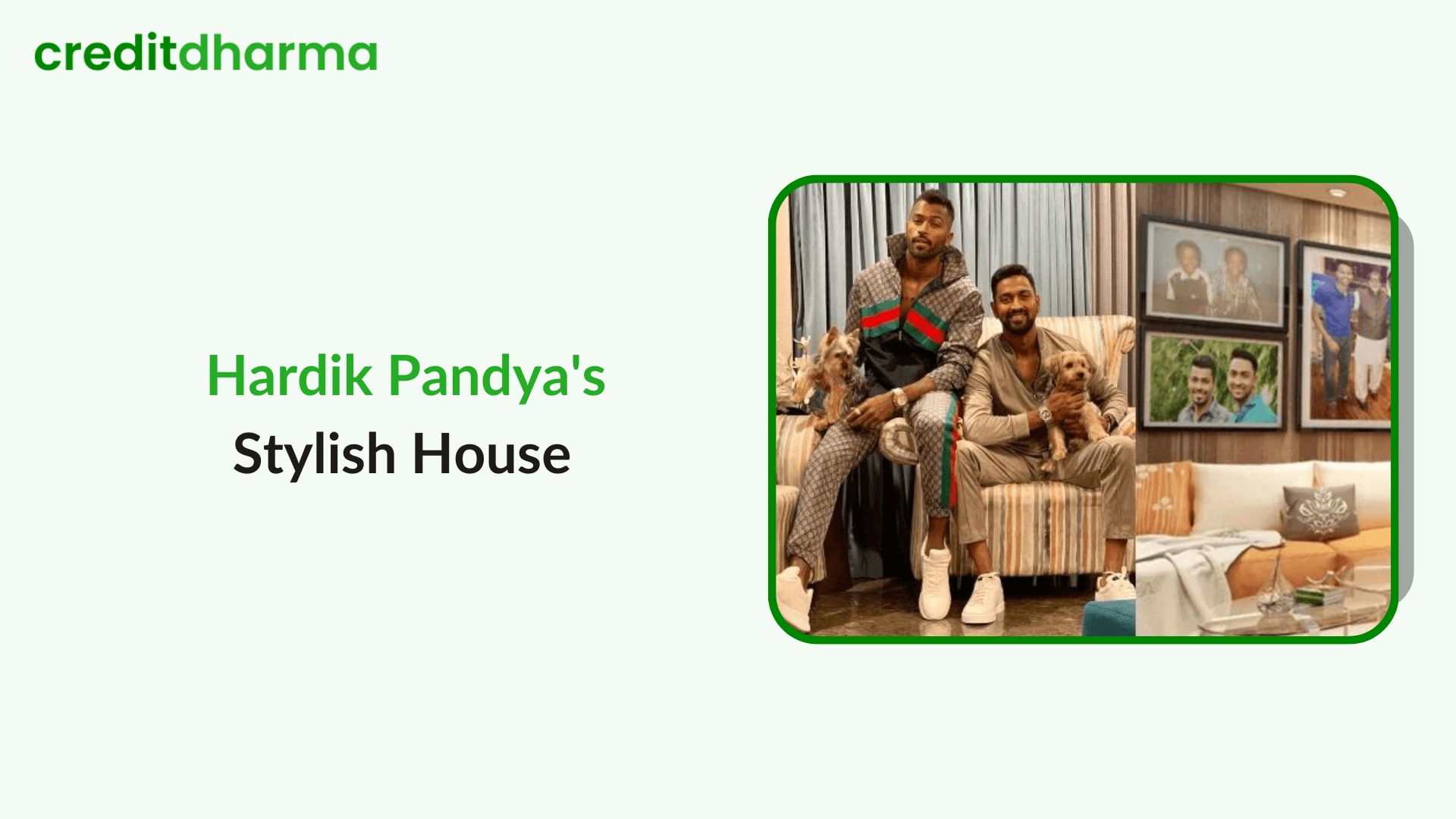 Cover Image for A Peek Inside Hardik Pandya’s Stylish House