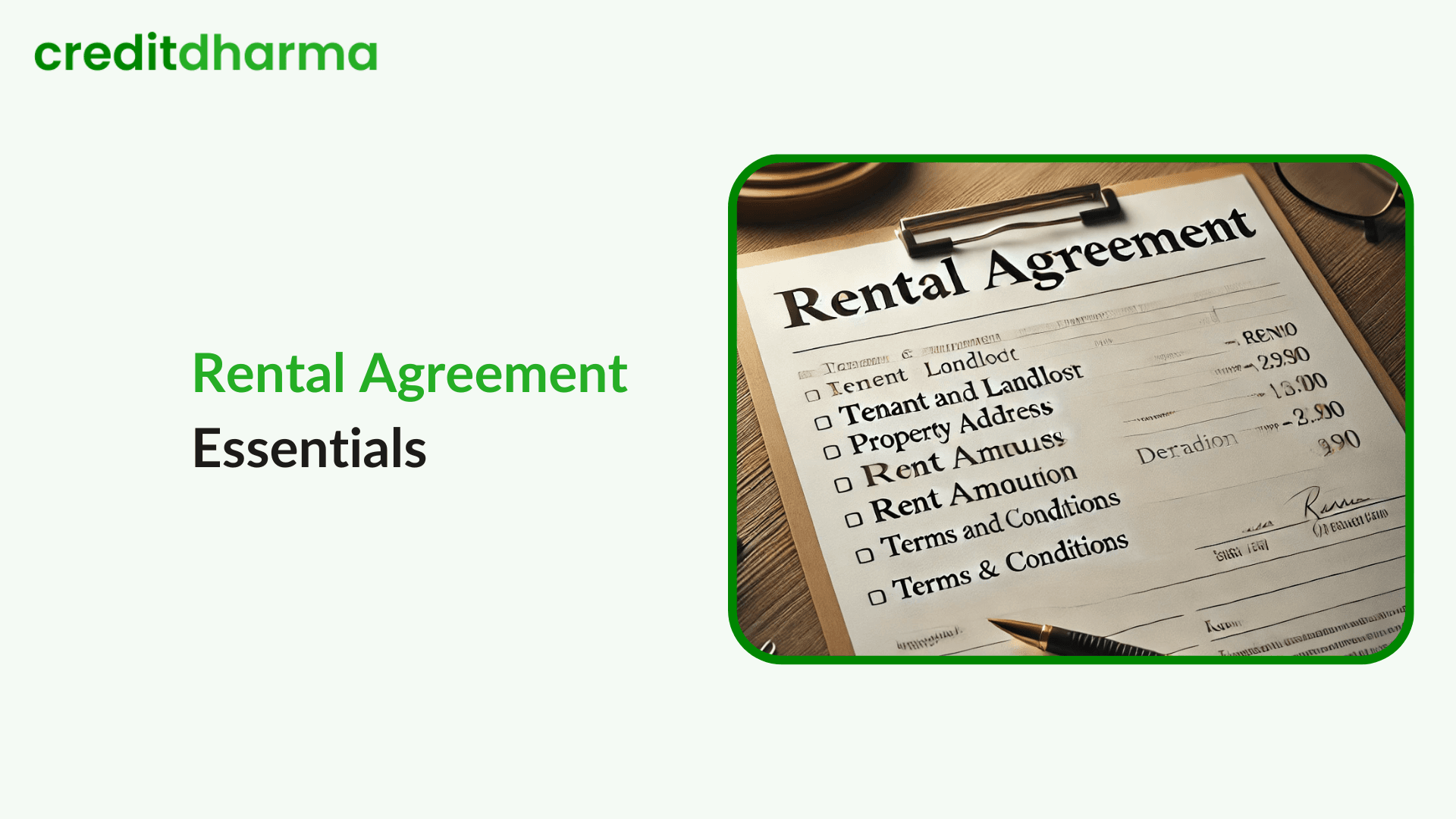 Cover Image for Rental Agreement Essentials: Key Clauses Every Tenant & Landlord Need