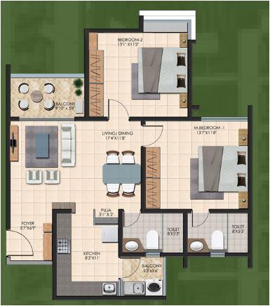 2 bhk 1323.JPG