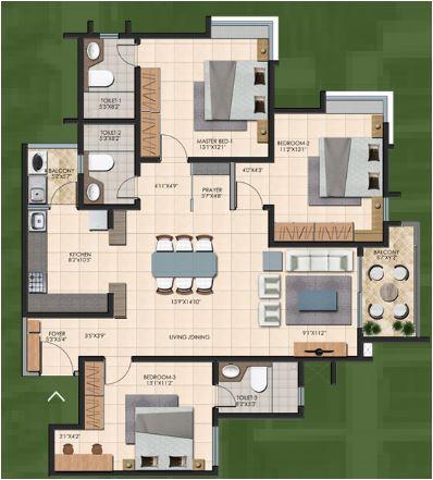 3 bhk 1609.JPG