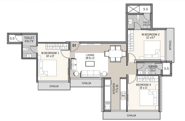 3 BHK (1460 sq,ft.).png