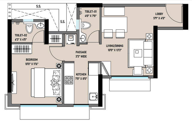 1 BHK (430 sq.ft.).PNG