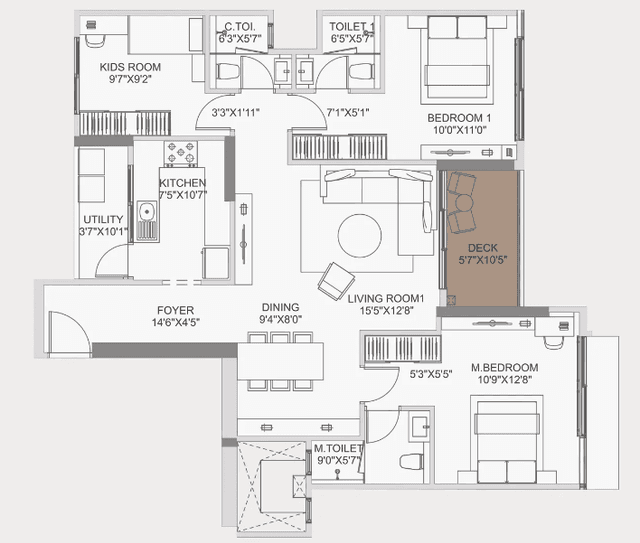 Adani_Ten_BKC_3 BHK (1099 sq.ft.).png