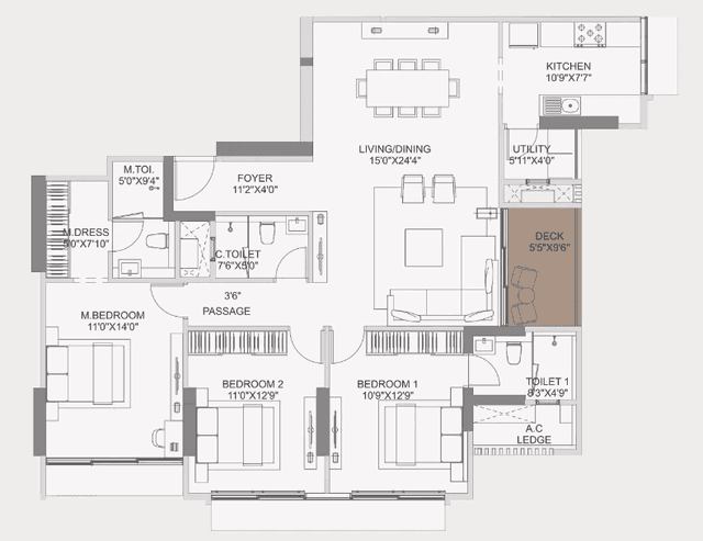 Adani_Ten_BKC_3 BHK (1257 sq.ft.).png