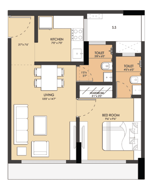 1 BHK (398 sq.ft).png