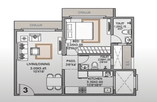 1 BHK (436 sq.ft.).png