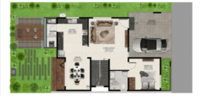 Buildiko Spring Woods - 4 BHK Floor Plan