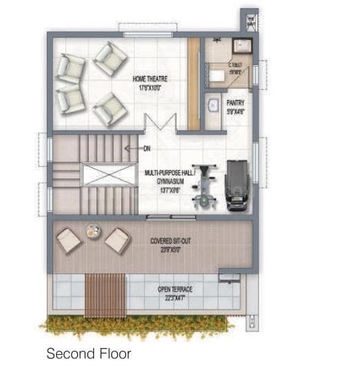 DSR Elixir - 4 BHK Floor Plan
