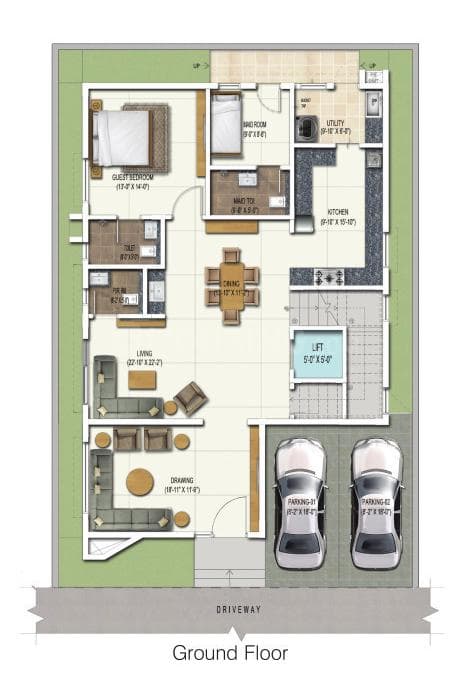 DSR Elixir - 4 BHK Floor Plan