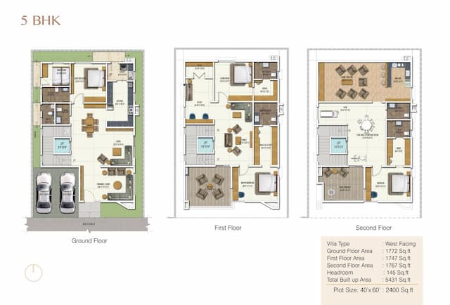 DSR Elixir - 5 BHK Floor Plan