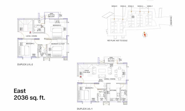 Elegant Tranquility - 4 BHK Floor Plan