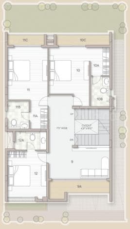 Goyal Riviera Uno - 4 BHK Floor Plan