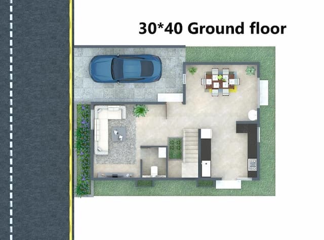 Konig North County - 4 BHK Floor Plan