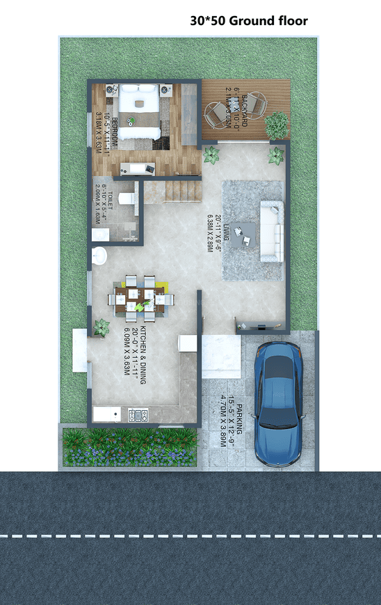 Konig North County - 4 BHK Floor Plan