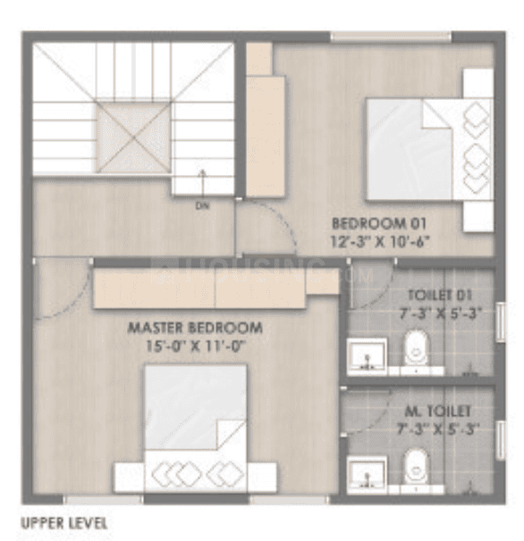 Ma Sarada Upavan Phase II - 3 BHK Floor Plan