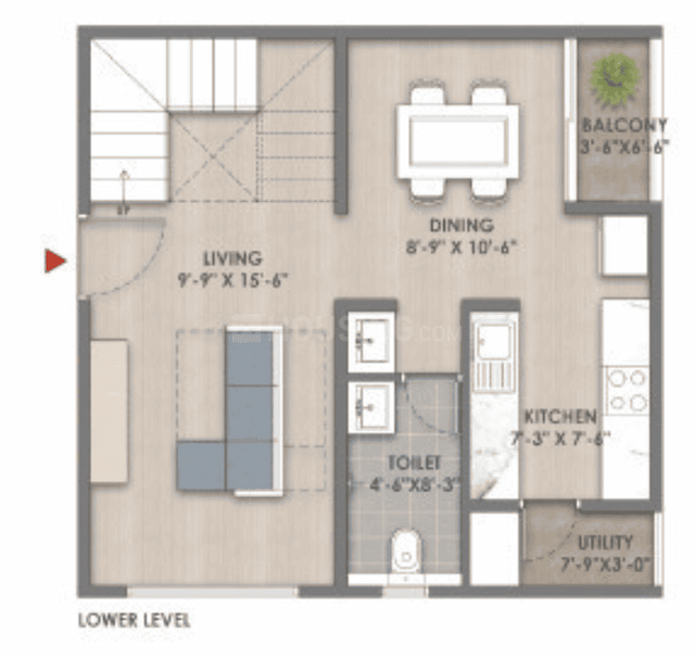 Ma Sarada Upavan Phase II - 3 BHK Floor Plan