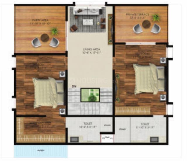 NATURA ATAVI - 4 BHK Floor Plan