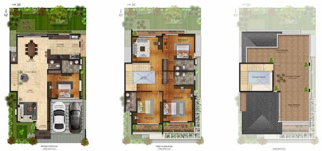 NVT Stopping By The Woods - 4 BHK Floor Plan