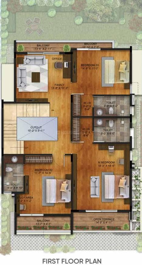 NVT Symphony Of Orchards - 4 BHK Floor Plan