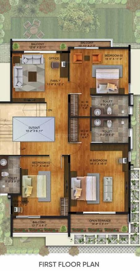 NVT Symphony Of Orchards - 4 BHK Floor Plan
