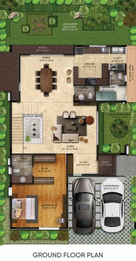 NVT Symphony Of Orchards - 4 BHK Floor Plan