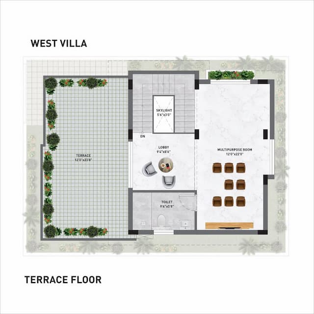 Preeti Iksa Ville - 3 BHK Floor Plan