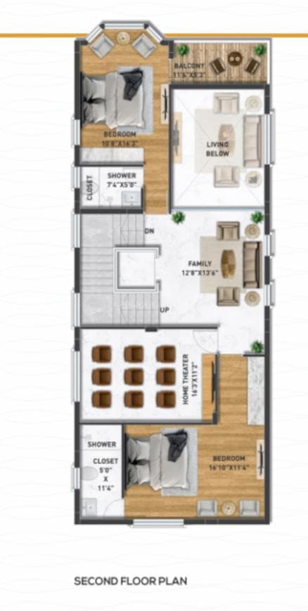 Preeti Iksa Ville - 4 BHK Floor Plan