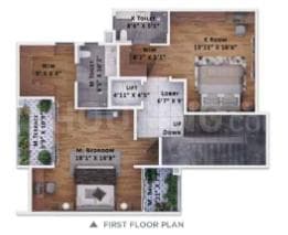 Sattva Springs - 4 BHK Floor Plan