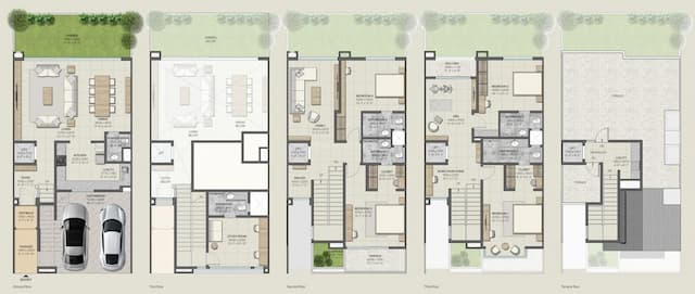 Sobha Crystal Meadows - 4 BHK Floor Plan