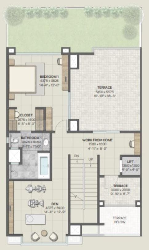 Sobha Crystal Meadows - 4 BHK Floor Plan