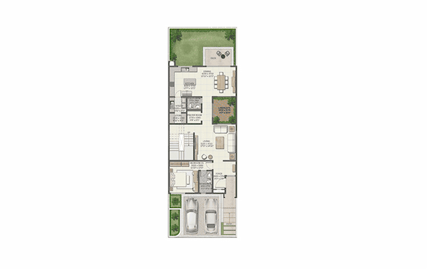 Sobha Galera - 4 BHK Floor Plan