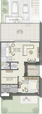 Sobha Galera - 4 BHK Floor Plan