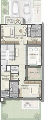Sobha Galera - 4 BHK Floor Plan