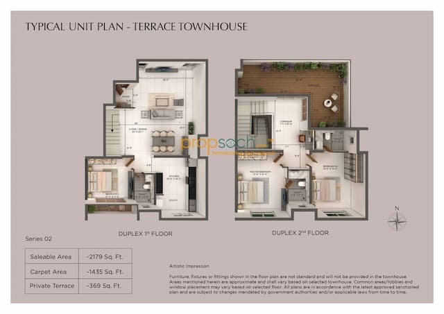 Provident Deansgate - 3 BHK Floor Plan