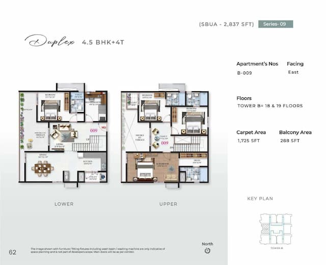 SBR Minara - 4 BHK Floor Plan