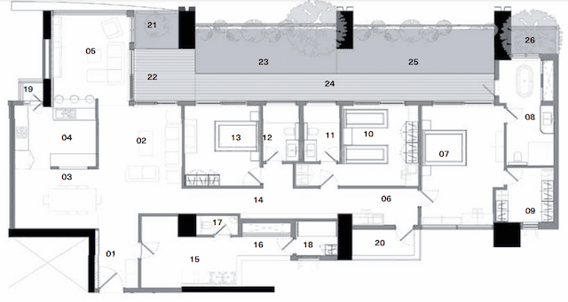 Total Pursuit Of A Radical Rhapsody Apartment - 3 BHK Floor Plan