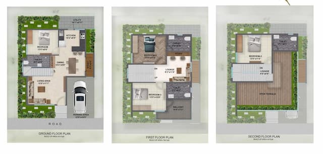 Vertex Vista - 4 BHK Floor Plan